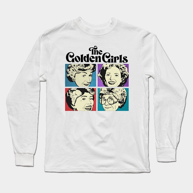 THE GOLDEN GIRLS COMIC Long Sleeve T-Shirt by sepatubau77